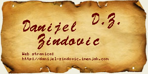 Danijel Zindović vizit kartica